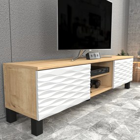 ****  
Móvel TV Lukas – Branco Safira – 150 cm x 35 cm x 40,3 cm

**