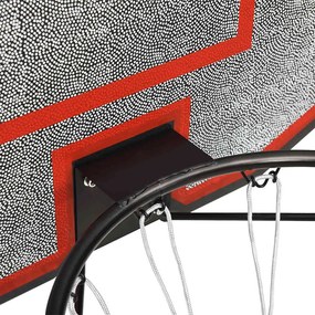 Tabela de basquetebol 90x60x2 cm polietileno preto