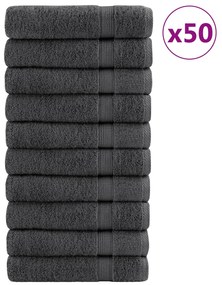Toalhas de mãos premium SOLUND 50pcs 50x100cm 600gsm antracite