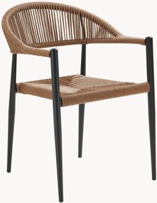 Cadeiras de jantar para jardim com apoio de braços Canari, conjunto de 2