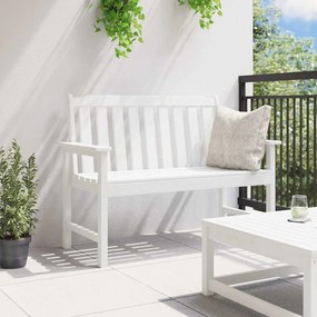 Banco de Jardim Branco 120 cm HDPE