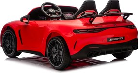 Carro elétrico para Crianças 24V, 2 Lugares, 4x4  Mercedes-Benz GT63 AMG, Rodas de espuma EVA, assento Couro ecológico Vermelho
