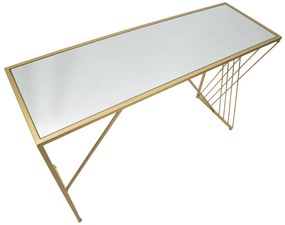 MESA DE CONSOLA 120X40X80 CM DOURADO