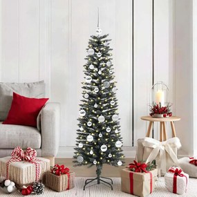 vidaXL Árvore de Natal Artificial Verde 150 cm PVC, Plástico e Aço