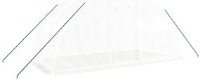 Estufa com estrutura de aço 8 m² 4x2x2 m branco