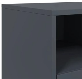Móvel de TV 68x39x43,5 cm aço antracite