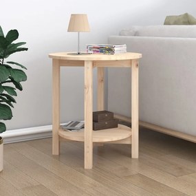 Mesa de centro Ø 55x60 cm madeira de pinho maciça