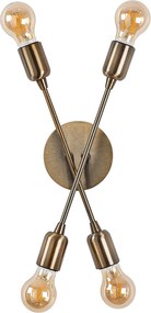 Candeeiro de Parede Fleur – Vintage – 17 x 8 cm