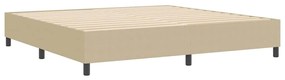 Cama Box Spring vidaXL Verde Claro Cinza 200x200 cm Tecido de Cotelê