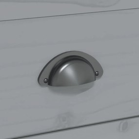 Mesa de centro BODO 100x55x46 cm madeira pinho maciça cinzento