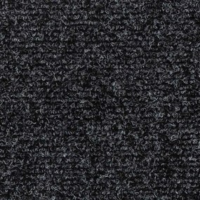 Tapetes de escada adesivos 30 pcs 76x20 cm retangular cinzento