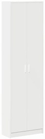 Guarda-roupa Branco 55x25x189 cm Madeira Engenharia