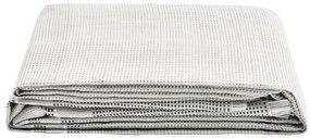 vidaXL Tapete de campismo para tenda 450x300 cm cinzento