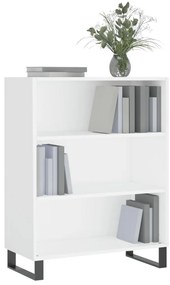 Armário c/ prateleiras 69,5x32,5x90 cm derivados madeira branco