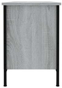 Sapateira 100x35x50 cm derivados de madeira cinzento sonoma