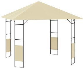 vidaXL Gazebo de jardim 3x3x2,6 m 160 g/m² creme