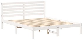 Estrutura da Cama com cabeceira Branco 150 x 200 cm