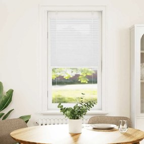 Branco Plissada Cega 55x100 cm Largura Tecido 54,4 cm Poliéster