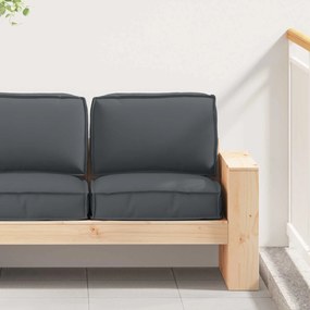 vidaXL Conjunto de Almofadas para Palete 2 pcs Antracite Tecido Oxford