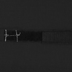 Encosto cabeça cadeira de pátio 40x7,5x15 cm textilene preto