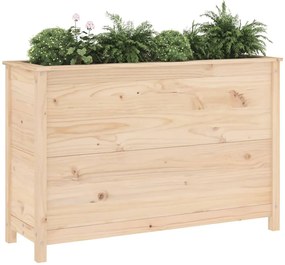 Canteiro elevado de jardim 119,5x40x78 cm pinho maciço