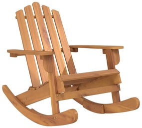 3 pcs conjunto lounge de jardim Adirondack acácia maciça