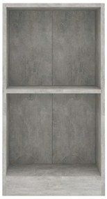 Estante 40x24x75 cm derivados de madeira cinzento cimento