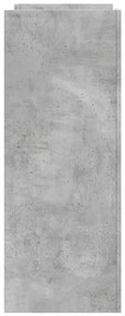 Mesa consola 100x35x90 cm derivados de madeira cinzento cimento
