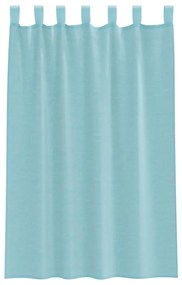 Cortinas de voile com laços 2 pcs turquesa 140x175 cm