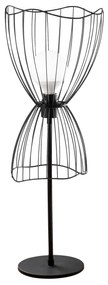 Candeeiro de Mesa Zeyno – Preto – 25 x 25 cm