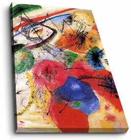 Pintura Decorativa em Tela 70100FAMOUSART-065 – Multicolor – 70 x 100