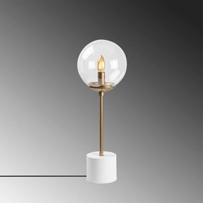 Candeeiro de Mesa Globo – Branco – 20 x 20 x 57 cm