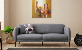 Sofá-cama de 3 Lugares Venus – Cinzento – 210 x 80 x 95 cm