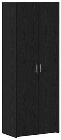 Gabinete de Armazenamento vidaXL Carvalho Preto 70x42.5x225 cm Madeira