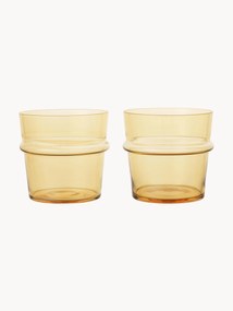Mouth-Blown Tumblers Boya, Set of 2