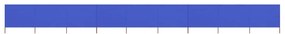 vidaXL Para-vento com 9 painéis em tecido 1200x80 cm azul-ciano