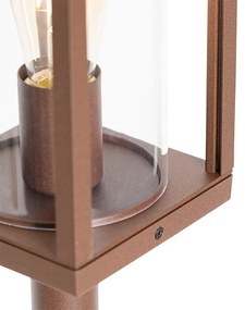 Candeeiro de pé para exterior industrial cor ferrugem 100 cm IP44 - Charlois Industrial