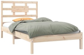 Estrutura de cama 90x200 cm madeira maciça