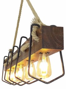 Chandelier Demir – Walnut – 100 x 16 x 72 cm