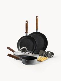 Conjunto de utensílios de cozinha com revestimento antiaderente Mayflower Pro, 9 uni.