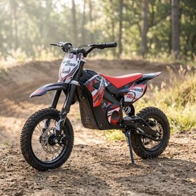 Motocross elétrica para crianças Motors Gazelle 1000 W Vermelha