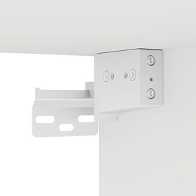 Armários de parede para garagem 2 pcs derivados de madeira