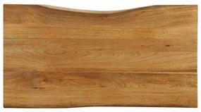 Tampo de mesa c/ borda viva 110x60x2,5 cm mangueira maciça