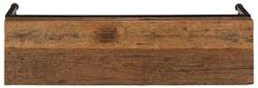 Móvel de TV 110x30x46 cm madeira recuperada maciça