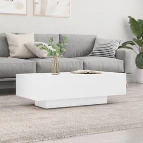 Mesa de Centro Inska de 100 cm - Branco Brilhante - Design Moderno