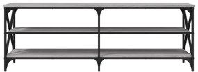 Móvel p/ TV 140x40x50 cm derivados de madeira cinzento sonoma