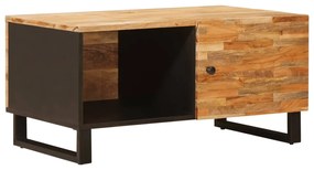 vidaXL Mesa de centro Castanho 80 x 50 x 40 cm Madeira de manga maciça