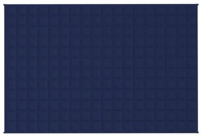 Manta pesada 5 kg 122x183 cm tecido azul