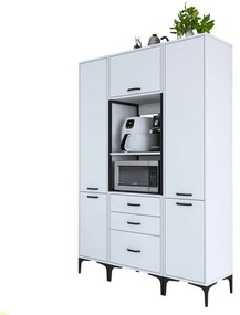 Armário Multiuso JE145 – Branco – 140x198,6x40 cm