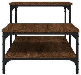 Mesa de centro 100x50,5x45 cm deriv. madeira carvalho castanho